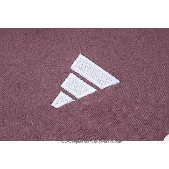 Fato de Treino Real Madrid 2025-2026 Manga Curta Purpura - Calcas Curta